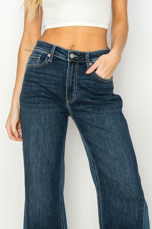 HIGH RISE RELAXED WIDE LEG JEANS - Leur Beau Monde Boutique