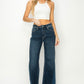 HIGH RISE RELAXED WIDE LEG JEANS - Leur Beau Monde Boutique