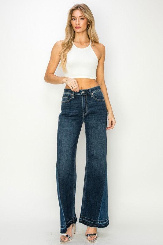 HIGH RISE RELAXED WIDE LEG JEANS - Leur Beau Monde Boutique