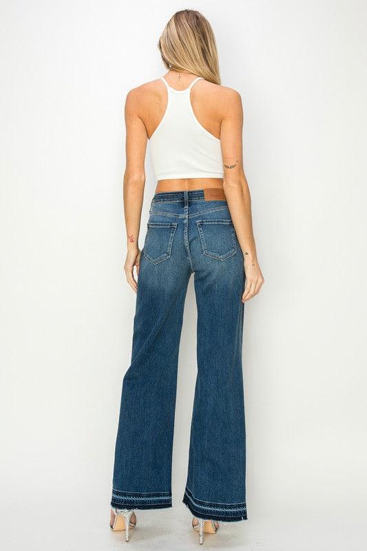 HIGH RISE RELAXED WIDE LEG JEANS - Leur Beau Monde Boutique