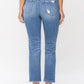 High Rise Slim Straight Jeans - Leur Beau Monde Boutique