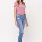 High Rise Slim Straight Jeans - Leur Beau Monde Boutique