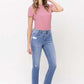 High Rise Slim Straight Jeans - Leur Beau Monde Boutique