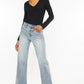 High Rise Slim Wide Leg - Leur Beau Monde Boutique