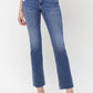 High Rise Straight Jean With Raw Hem - Leur Beau Monde Boutique