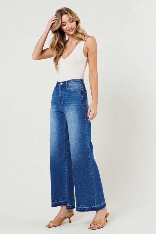 High Waisted Wide Leg Jeans - Leur Beau Monde Boutique