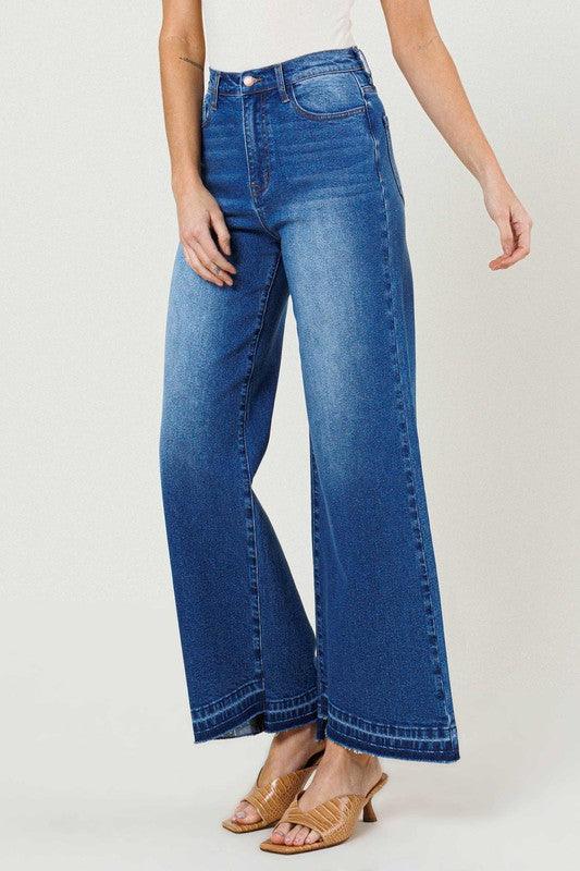 High Waisted Wide Leg Jeans - Leur Beau Monde Boutique