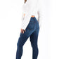 KYLIE SKINNY JEAN IN DARK WASH - Leur Beau Monde Boutique