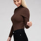 Long-Sleeve Turtleneck Bodysuit - Leur Beau Monde Boutique