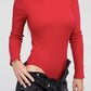 Long-Sleeve Turtleneck Bodysuit - Leur Beau Monde Boutique