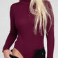 Long-Sleeve Turtleneck Bodysuit - Leur Beau Monde Boutique