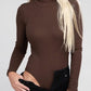 Long-Sleeve Turtleneck Bodysuit - Leur Beau Monde Boutique