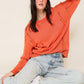 Mineral Wash Distressed Sweater - Leur Beau Monde Boutique