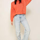 Mineral Wash Distressed Sweater - Leur Beau Monde Boutique