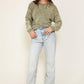 Mineral Wash Distressed Sweater - Leur Beau Monde Boutique