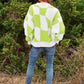 Multi Geo Checker Pullover Knit Sweater Top - Leur Beau Monde Boutique