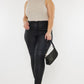 Plus High Rise Coated Ankle Skinny Jeans - Leur Beau Monde Boutique