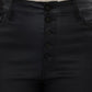 Plus High Rise Coated Ankle Skinny Jeans - Leur Beau Monde Boutique