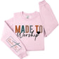 Psalm 95:1 Sleeve Graphic Fleece Sweatshirts - Leur Beau Monde Boutique