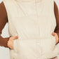 PU Padded Vest - Leur Beau Monde Boutique