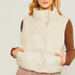 PU Padded Vest - Leur Beau Monde Boutique