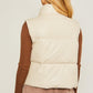 PU Padded Vest - Leur Beau Monde Boutique