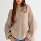 Ribbed Knitted Sweater - Leur Beau Monde Boutique