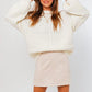 Ribbed Knitted Sweater - Leur Beau Monde Boutique