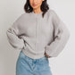 Ribbed Knitted Sweater - Leur Beau Monde Boutique