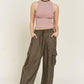 SATIN CARGO PANTS - Leur Beau Monde Boutique