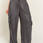 SATIN CARGO PANTS - Leur Beau Monde Boutique