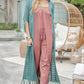 Solid Long Cardigan With Fringe - Leur Beau Monde Boutique