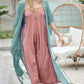 Solid Long Cardigan With Fringe - Leur Beau Monde Boutique