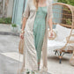 Solid Long Cardigan With Fringe - Leur Beau Monde Boutique