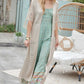 Solid Long Cardigan With Fringe - Leur Beau Monde Boutique