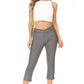 Stretchy, pull up, capri jeggings - Leur Beau Monde Boutique