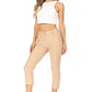 Stretchy, pull up, capri jeggings - Leur Beau Monde Boutique