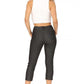 Stretchy, pull up, capri jeggings - Leur Beau Monde Boutique