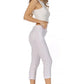 Stretchy, pull up, capri jeggings - Leur Beau Monde Boutique