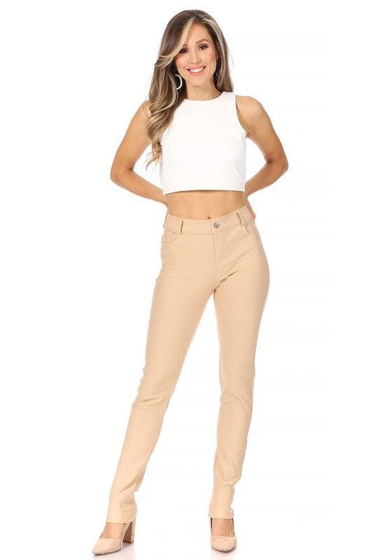 Stretchy, pull up, full length jeggings - Leur Beau Monde Boutique