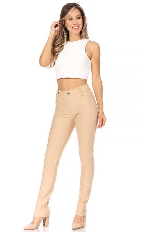 Stretchy, pull up, full length jeggings - Leur Beau Monde Boutique