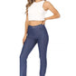 Stretchy, pull up, full length jeggings - Leur Beau Monde Boutique