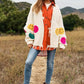 The Fuzzy Smile Long Bell Sleeve Knit Cardigan - Leur Beau Monde Boutique