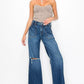 ULTRA HIGH RISE RELAXED FLARE JEANS - Leur Beau Monde Boutique