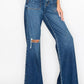 ULTRA HIGH RISE RELAXED FLARE JEANS - Leur Beau Monde Boutique