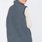 UNISEX WOMENS SHERPA FLEECE VEST TOP JACKET - Leur Beau Monde Boutique