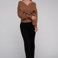 Viscose Cross Wrap Pullover Sweater - Leur Beau Monde Boutique