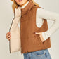 Woven Solid Reversible Vest - Leur Beau Monde Boutique