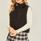 Woven Solid Reversible Vest - Leur Beau Monde Boutique