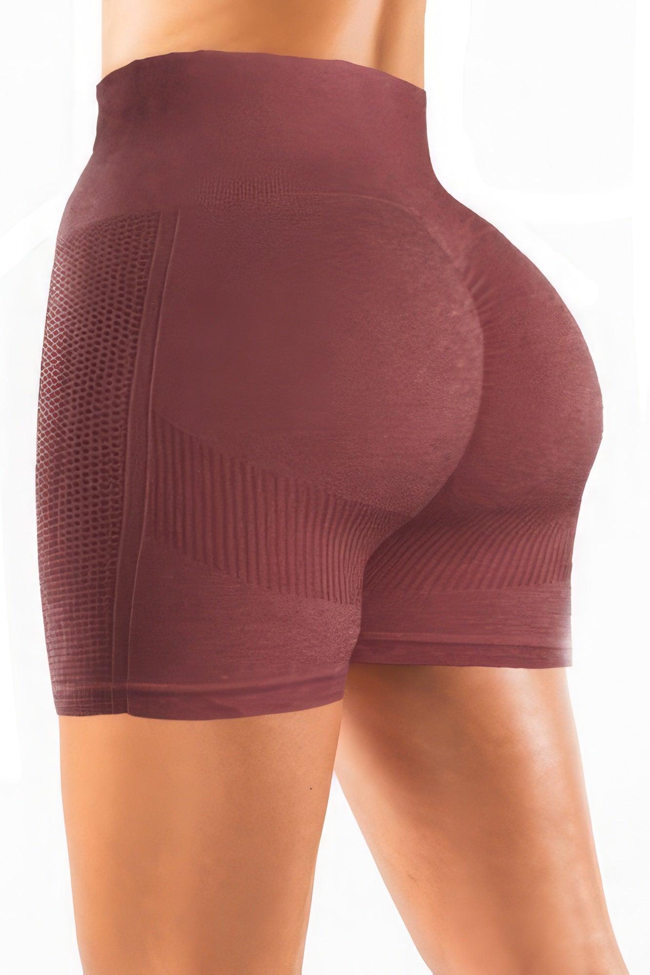 Seamless Scrunch Yoga Shorts - Leur Beau Monde Boutique